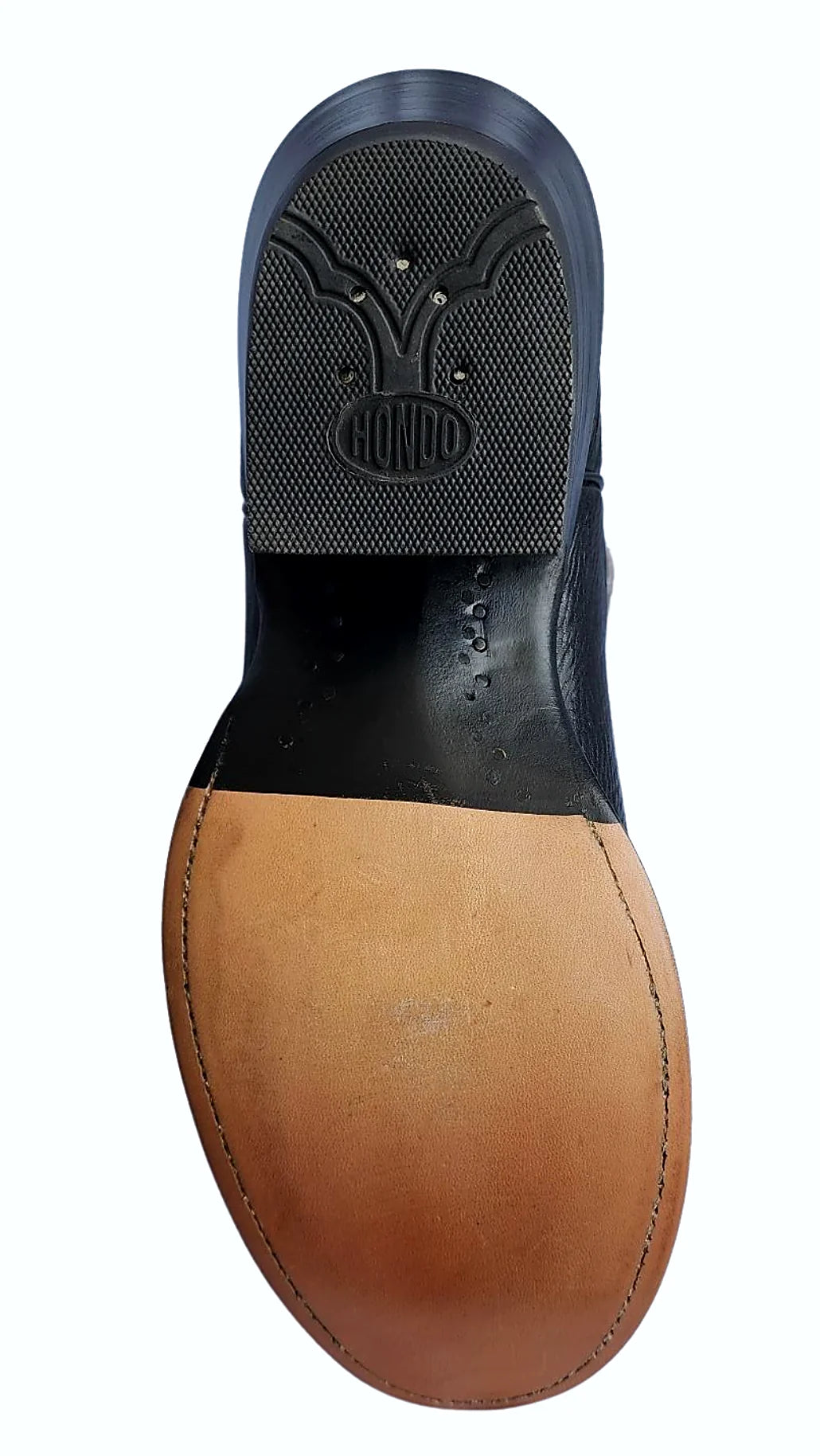Spanish shoulder boot in black, style 1701