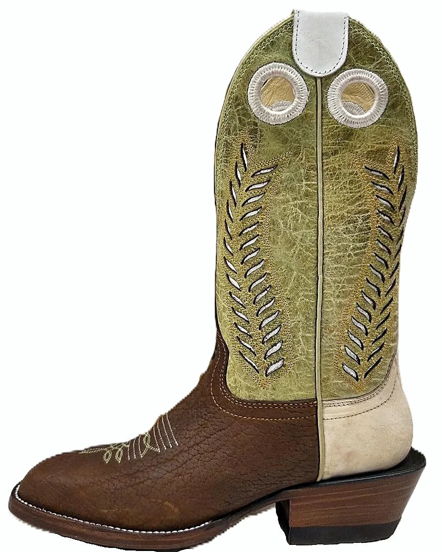 Zapateria Mexico — honey-oiled-bullhide-lime-crater-boot